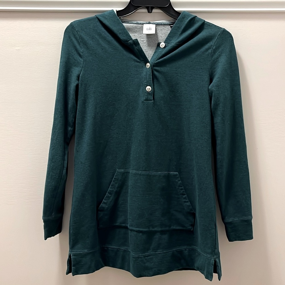 Cabi 3321 No Sweat Hooded Tunic Size S